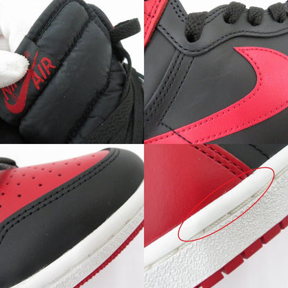 NIKE | ナイキ AJ1high/BRED2025 スニーカー HV6674-067 エアジョーダン レッド 27cm