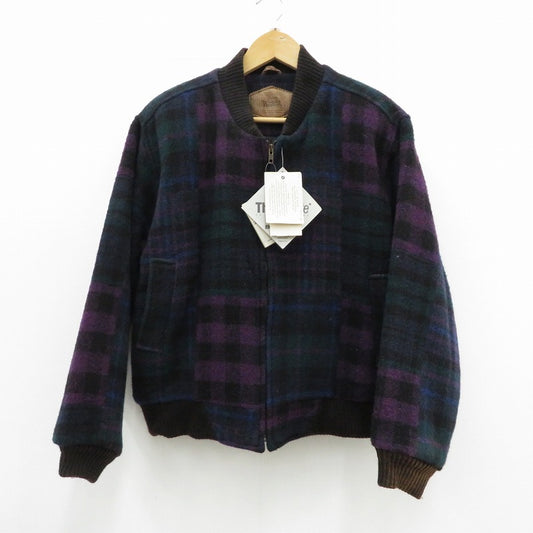 WOOLRICH | ウールリッチ マルチチェックウールブルゾン その他アウター UWG-67L ウールジャケット パープル サイズ：M【瀬戸大橋店】