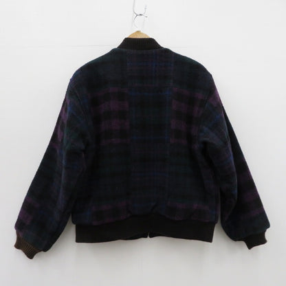 WOOLRICH | ウールリッチ マルチチェックウールブルゾン その他アウター UWG-67L ウールジャケット パープル サイズ：M【瀬戸大橋店】