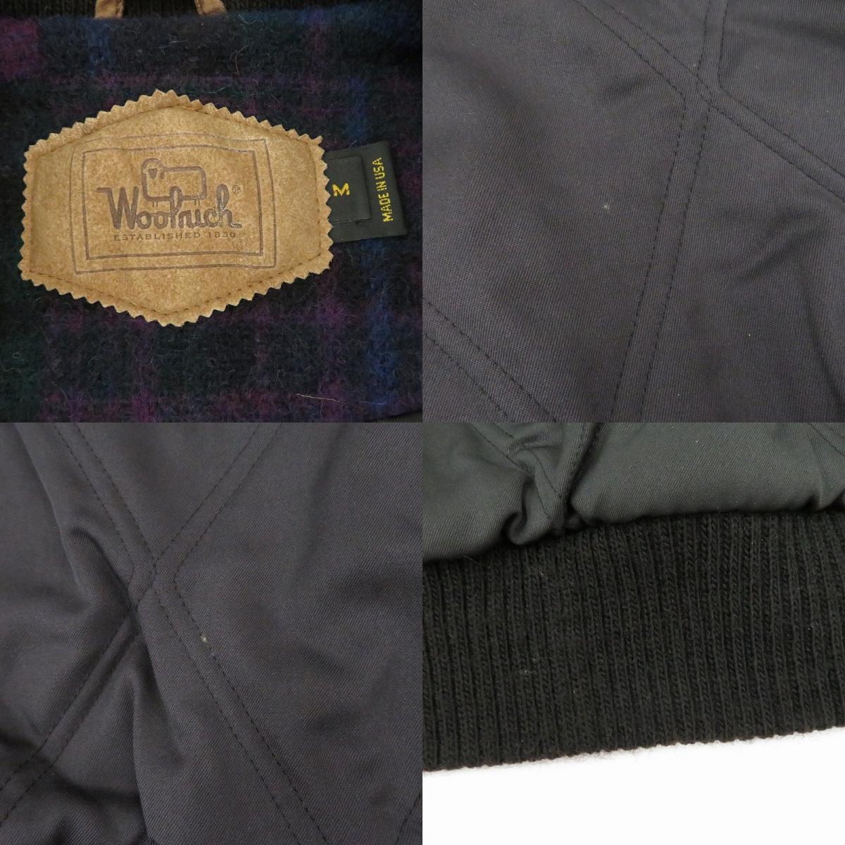 WOOLRICH | ウールリッチ マルチチェックウールブルゾン その他アウター UWG-67L ウールジャケット パープル サイズ：M【瀬戸大橋店】