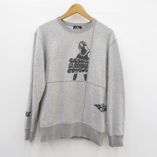 HYSTERIC GLAMOUR | ヒステリックグラマー VIXEN SCRATCH スウェット 02193CS01 グレー サイズ：M【瀬戸大橋店】
