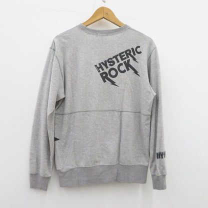 HYSTERIC GLAMOUR | ヒステリックグラマー VIXEN SCRATCH スウェット 02193CS01 グレー サイズ：M【瀬戸大橋店】