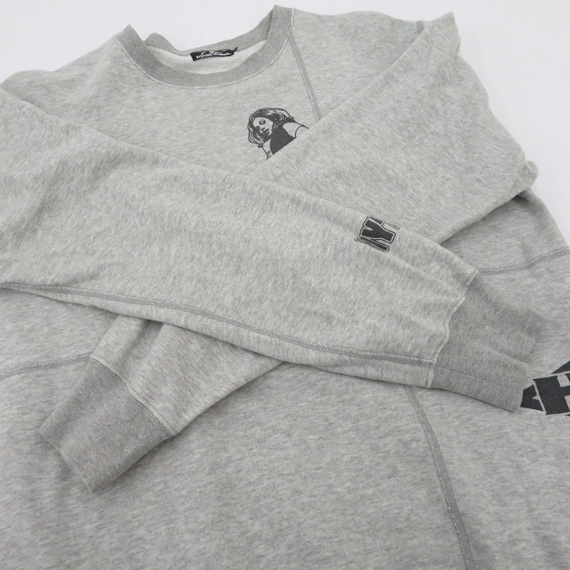 HYSTERIC GLAMOUR | ヒステリックグラマー VIXEN SCRATCH スウェット 02193CS01 グレー サイズ：M【瀬戸大橋店】