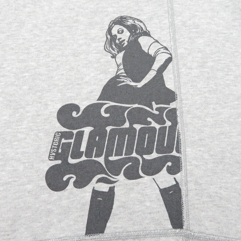 HYSTERIC GLAMOUR | ヒステリックグラマー VIXEN SCRATCH スウェット 02193CS01 グレー サイズ：M【瀬戸大橋店】