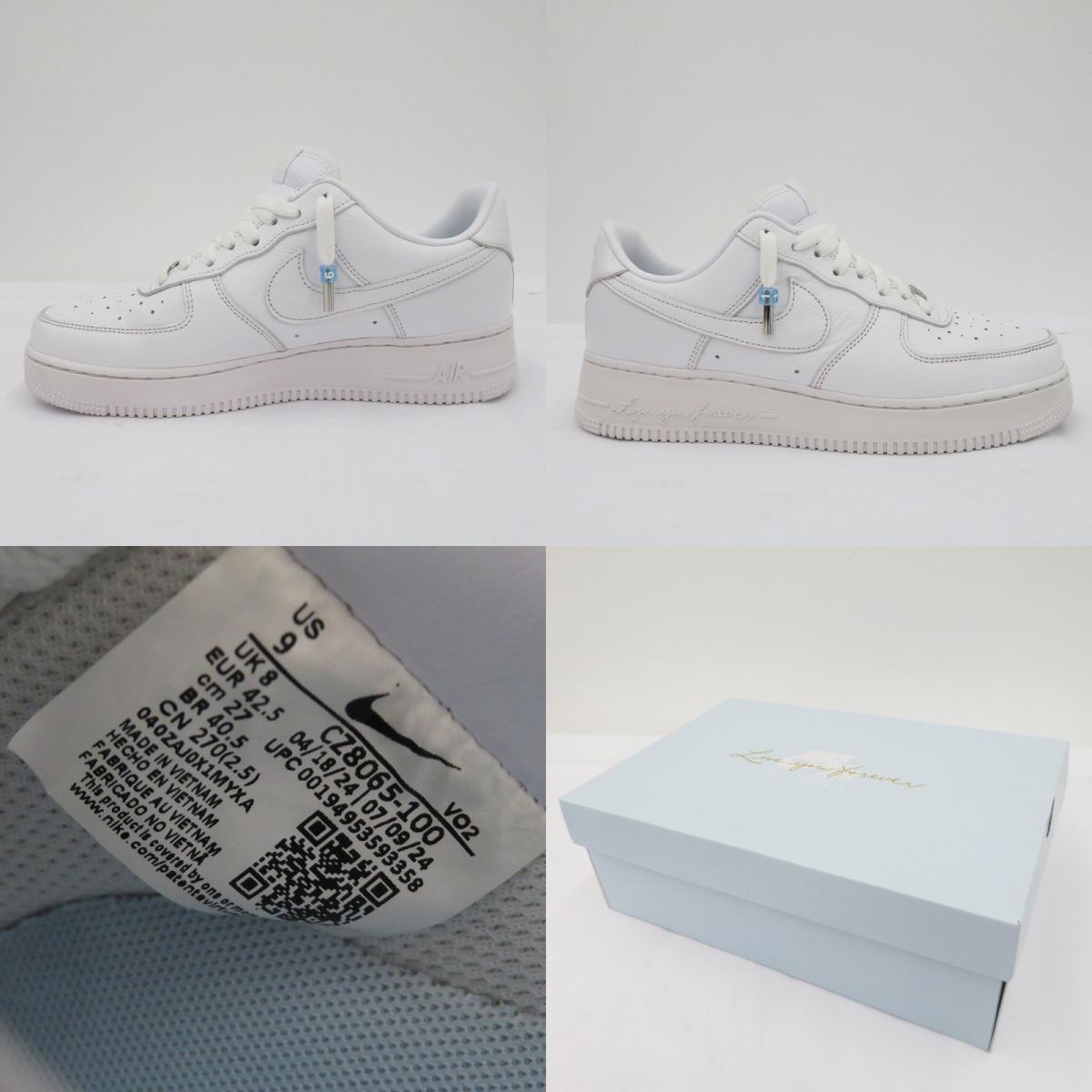 NIKE | ナイキ Drake NOCTA×AF1 Low Love You Forver スニーカー CZ8065-100 エアフォース ホワイト 27cm