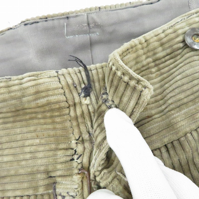 フレンチヴィンテージ パンツ コーデュロイパンツ ベージュ