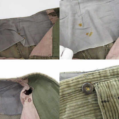 フレンチヴィンテージ パンツ コーデュロイパンツ ベージュ