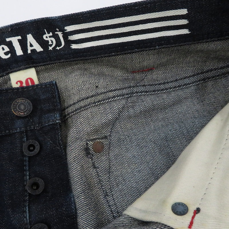 SKULL JEANS | スカルジーンズ DeeTA×SKULL JEANS別注 デニムパンツ DTA-001 ｻｲｽﾞ:W30 ブルー