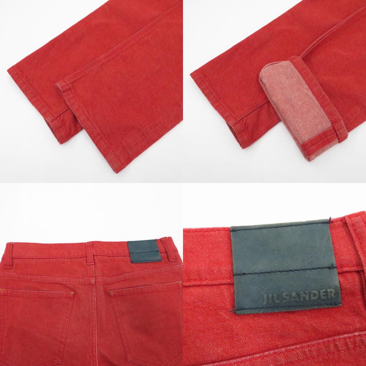 JIL SANDER | ジルサンダー その他ボトムス レッド サイズ：28
