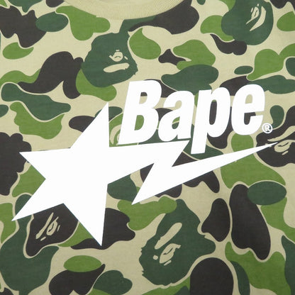 A BATHING APE | アベイシングエイプ ABC CAMO BAPE STA LS TEE 長袖Ｔシャツ グリーン サイズ：XL