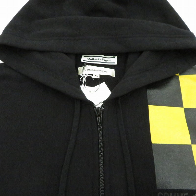 COMME des GARCONS | コムデギャルソン Onitsuka Tiger Zip Hoodie パーカー ブラック サイズ：XL