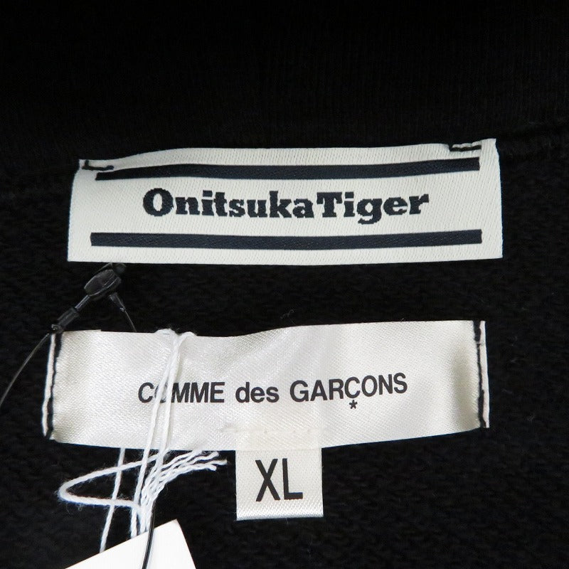 COMME des GARCONS | コムデギャルソン Onitsuka Tiger Zip Hoodie パーカー ブラック サイズ：XL