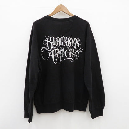 BlackEyePatch | ブラックアイパッチ ×APHRODITE GANG BEPXAGH CREW SWEAT スウェット ブラック サイズ：L