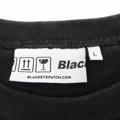 BlackEyePatch | ブラックアイパッチ ×APHRODITE GANG BEPXAGH CREW SWEAT スウェット ブラック サイズ：L