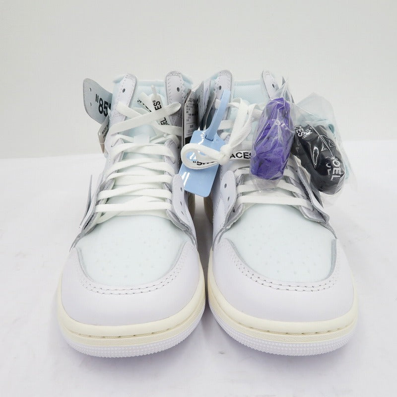 【中古】NIKE | ナイキ ×Virgil Abloh Archive AJ1 RETRO HIGH OG スニーカー AA3834-100 エアジョーダン ホワイト 28.5cm【瀬戸大橋店】