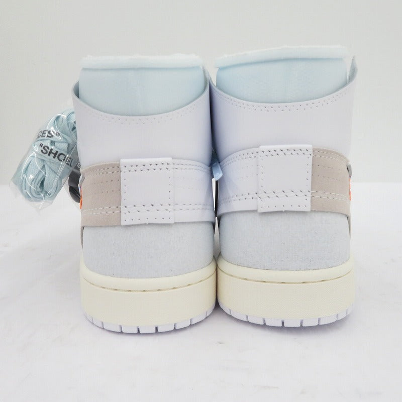 【中古】NIKE | ナイキ ×Virgil Abloh Archive AJ1 RETRO HIGH OG スニーカー AA3834-100 エアジョーダン ホワイト 28.5cm【瀬戸大橋店】