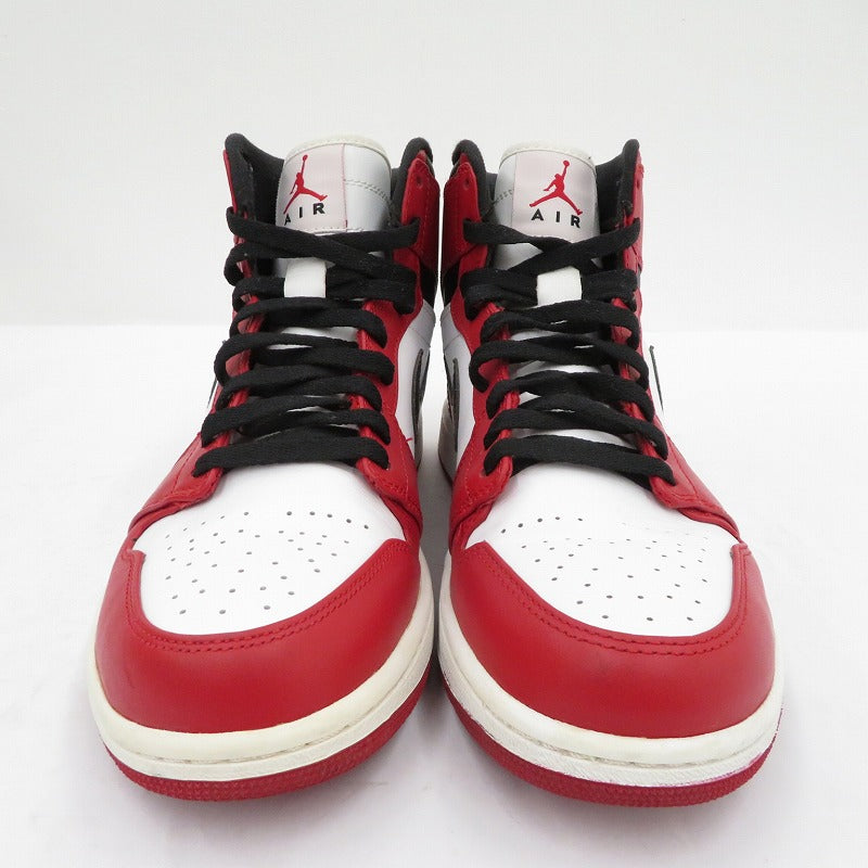 【中古】NIKE | ナイキ AJ1High/Chicago スニーカー 332550-163 エアジョーダン レッド 27.5cm【瀬戸大橋店】