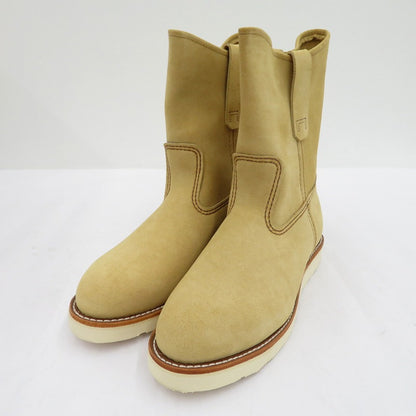 【中古】RED WING | レッドウィング ブーツ 8168 ペコスブーツ ベージュ 26.5cm【瀬戸大橋店】