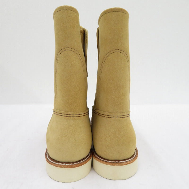 【中古】RED WING | レッドウィング ブーツ 8168 ペコスブーツ ベージュ 26.5cm【瀬戸大橋店】