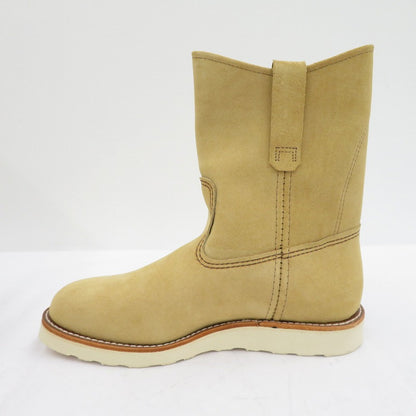 【中古】RED WING | レッドウィング ブーツ 8168 ペコスブーツ ベージュ 26.5cm【瀬戸大橋店】