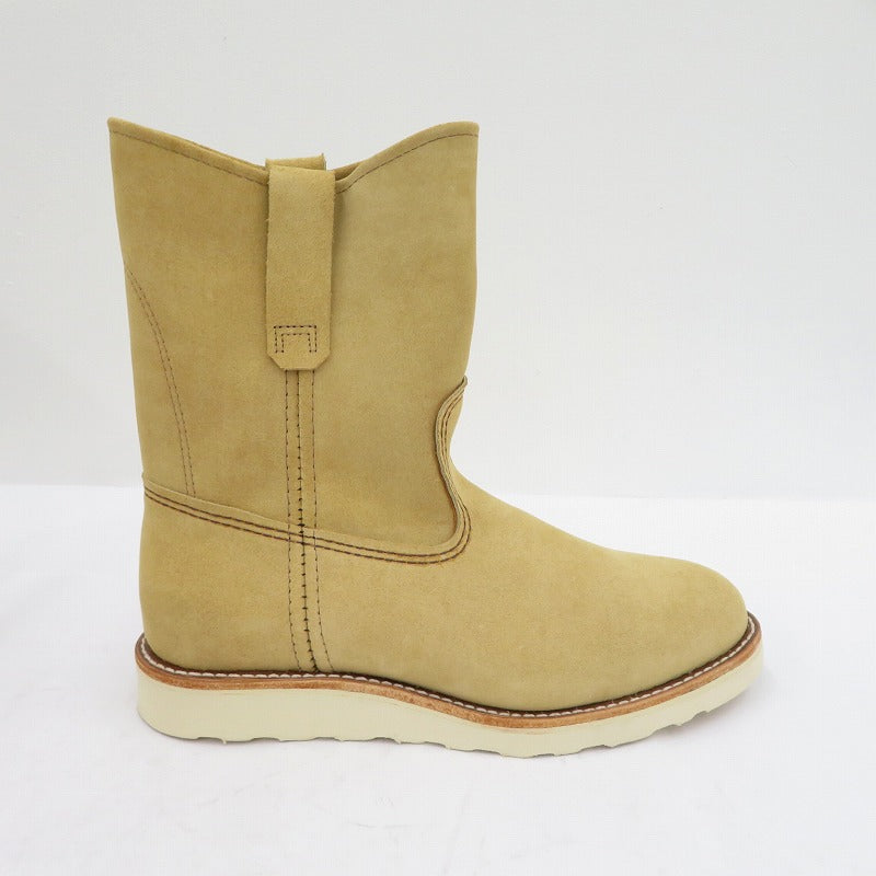【中古】RED WING | レッドウィング ブーツ 8168 ペコスブーツ ベージュ 26.5cm【瀬戸大橋店】