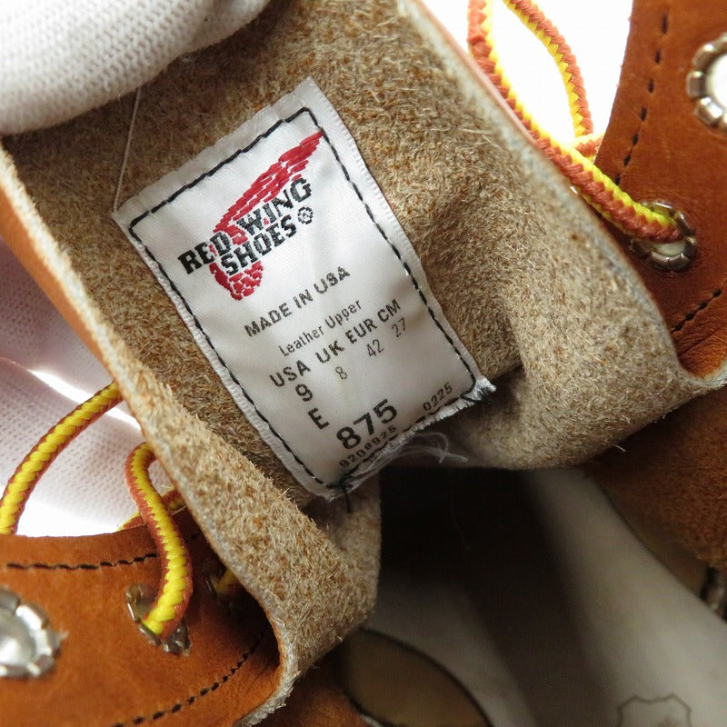 【中古】RED WING | レッドウィング 6-inch Classic Moc ブーツ 875 ブラウン 27cm【瀬戸大橋店】