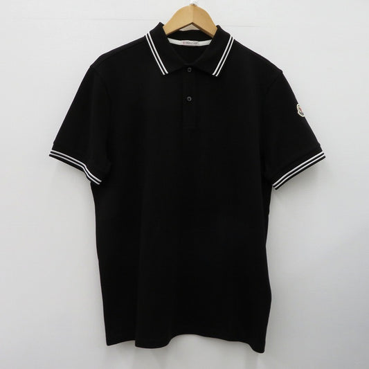 MONCLER | モンクレール SS POLO ポロシャツ K10918A00007 ブラック サイズ：M