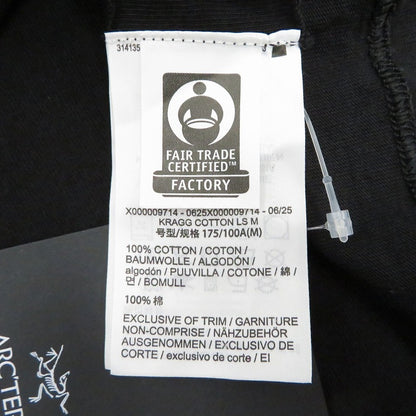 ARC'TERYX | アークテリクス Kragg Cotton LS M 長袖Ｔシャツ X00000971401 ブラック サイズ：M