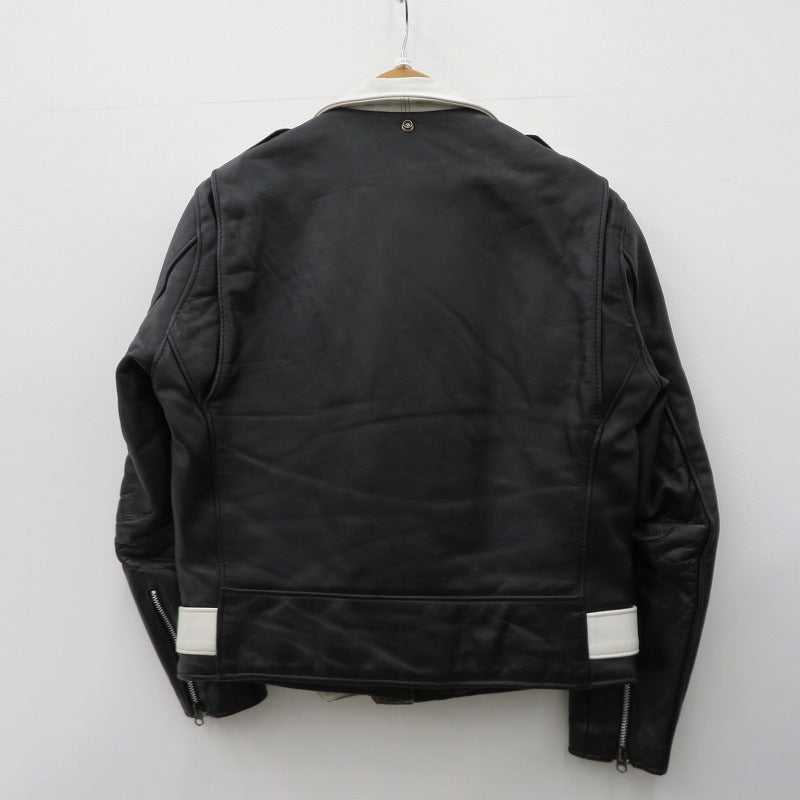 schott | ショット ﾜﾝｽﾀｰﾀﾞﾌﾞﾙﾗｲﾀﾞｰｽｼﾞｬｹｯﾄ ライダースジャケット ブラック サイズ：40