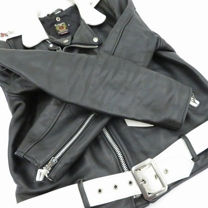schott | ショット ﾜﾝｽﾀｰﾀﾞﾌﾞﾙﾗｲﾀﾞｰｽｼﾞｬｹｯﾄ ライダースジャケット ブラック サイズ：40