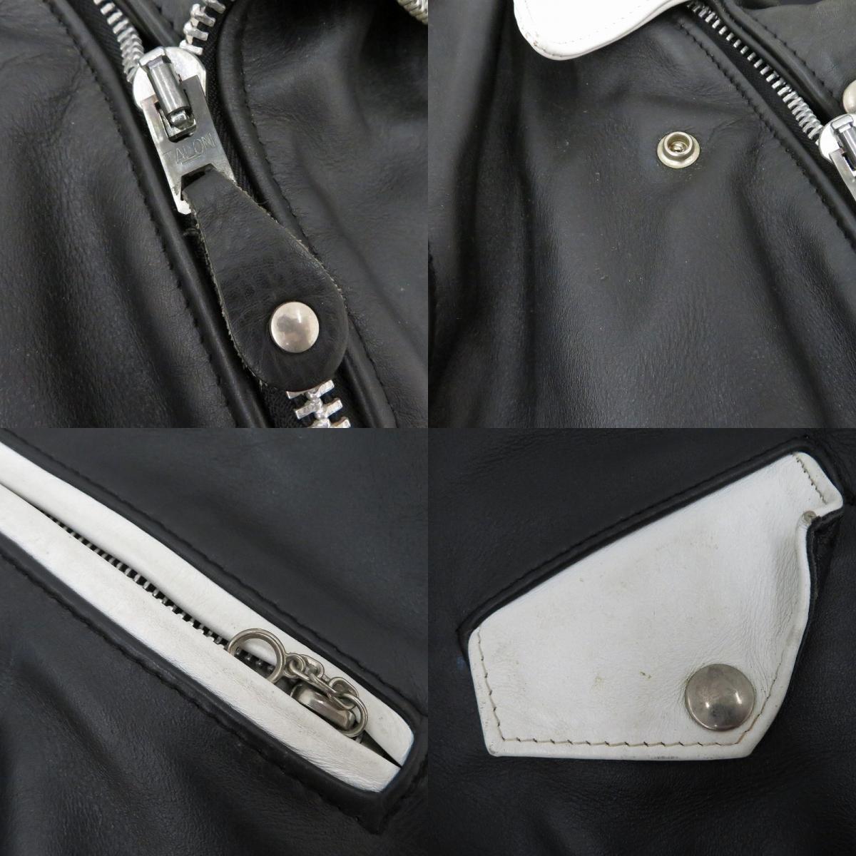 schott | ショット ﾜﾝｽﾀｰﾀﾞﾌﾞﾙﾗｲﾀﾞｰｽｼﾞｬｹｯﾄ ライダースジャケット ブラック サイズ：40