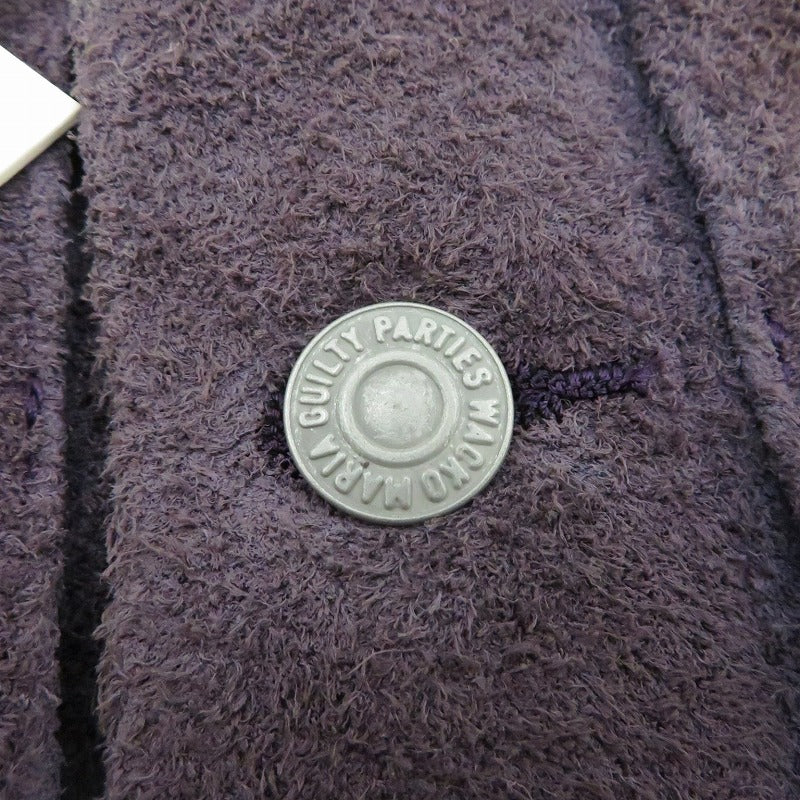 WACKOMARIA | ワコマリア LEATHER TRUCKER JACKET レザー 20SS-WMO-BL01 パープル サイズ：S