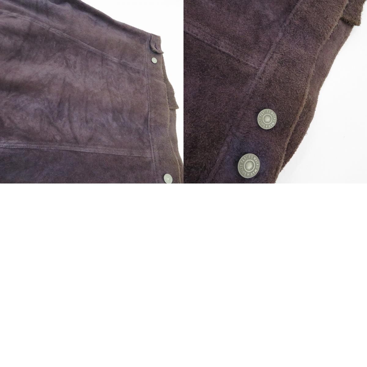 WACKOMARIA | ワコマリア LEATHER TRUCKER JACKET レザー 20SS-WMO-BL01 パープル サイズ：S