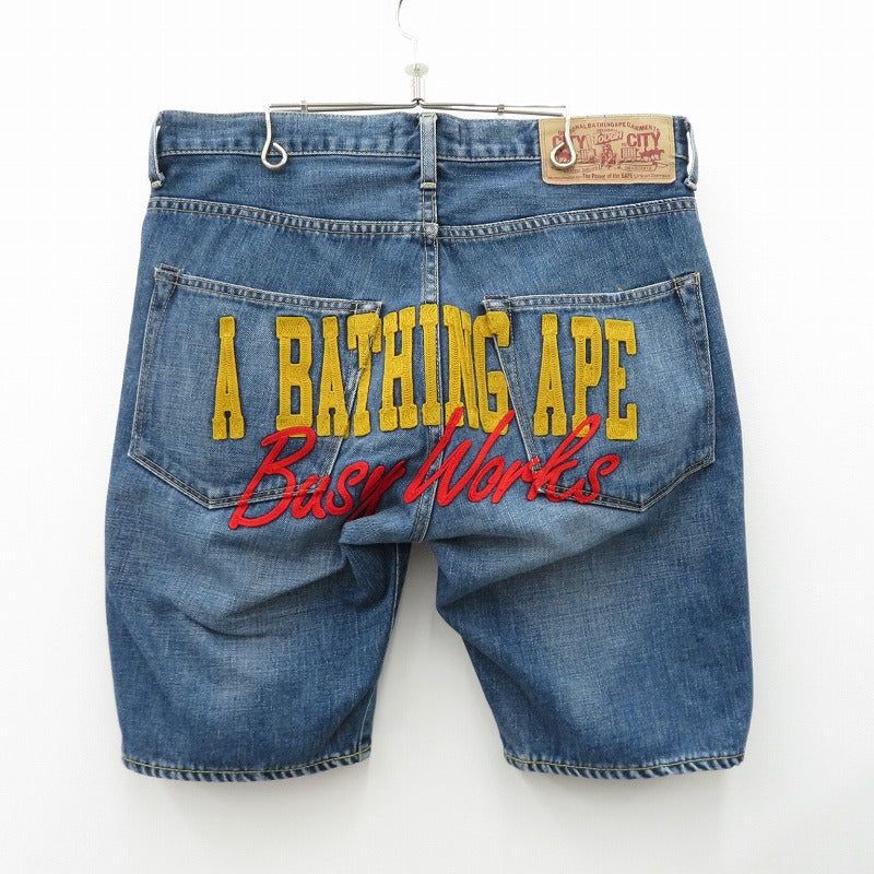 A BATHING APE | アベイシングエイプ ショートパンツ ブルー サイズ：M