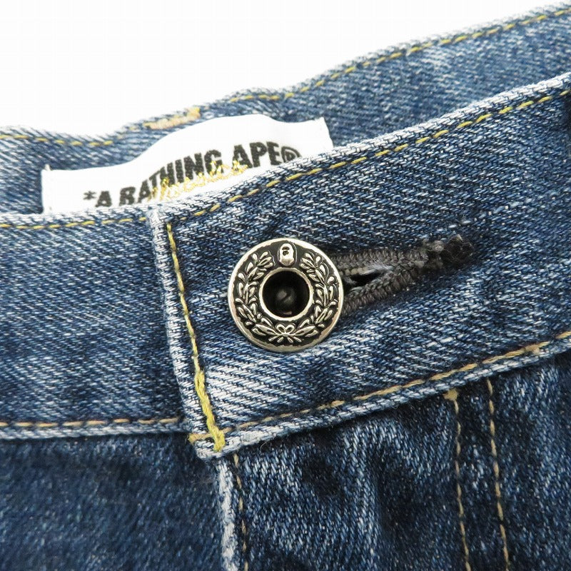 A BATHING APE | アベイシングエイプ ショートパンツ ブルー サイズ：M