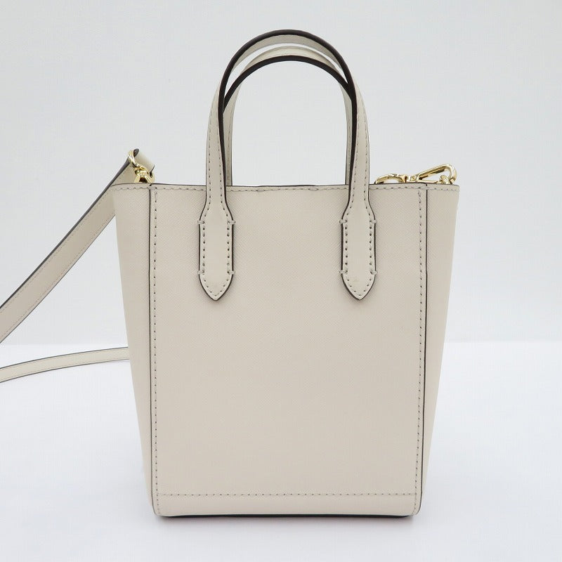 Michael Kors | マイケルコース VINCENT ﾄｰﾄ ｳｨｽﾞ ｶｰﾄﾞｹｰｽ ｱﾀｯﾁ ｽﾓｰﾙ ショルダーバッグ 35F4G2VC0T ホワイト