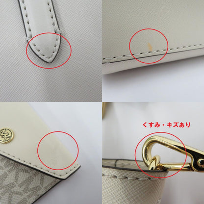 Michael Kors | マイケルコース VINCENT ﾄｰﾄ ｳｨｽﾞ ｶｰﾄﾞｹｰｽ ｱﾀｯﾁ ｽﾓｰﾙ ショルダーバッグ 35F4G2VC0T ホワイト