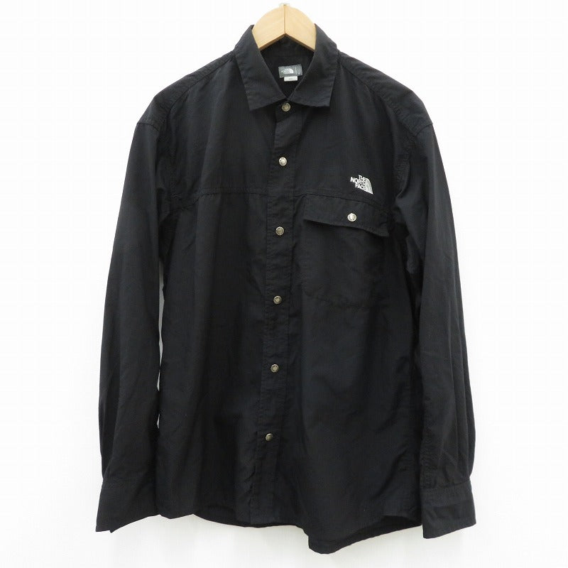 THE NORTH FACE | ザ・ノースフェイス L/S Nuptse Shirt ナイロンジャケット NR11961 ブラック サイズ：M