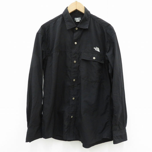 THE NORTH FACE | ザ・ノースフェイス L/S Nuptse Shirt ナイロンジャケット NR11961 ブラック サイズ：M