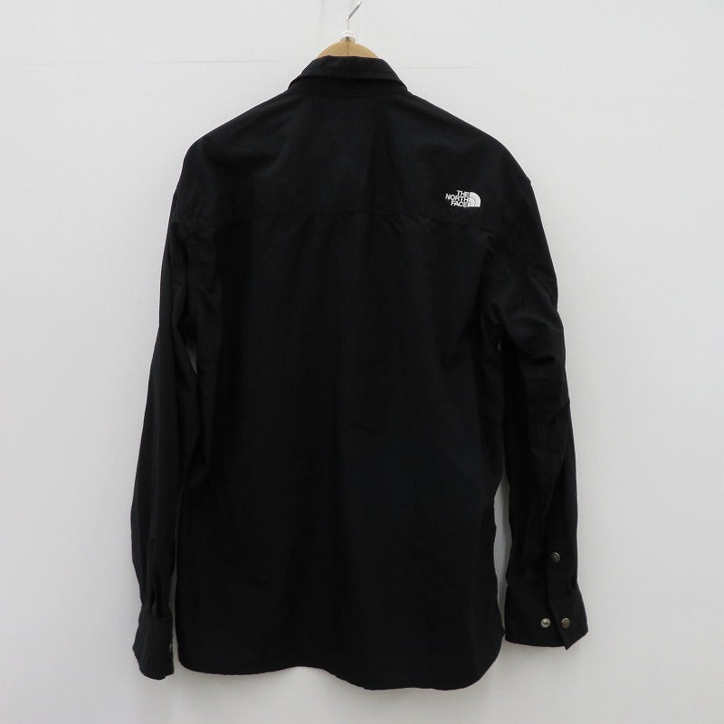 THE NORTH FACE | ザ・ノースフェイス L/S Nuptse Shirt ナイロンジャケット NR11961 ブラック サイズ：M