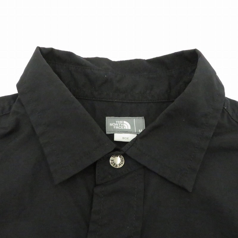 THE NORTH FACE | ザ・ノースフェイス L/S Nuptse Shirt ナイロンジャケット NR11961 ブラック サイズ：M