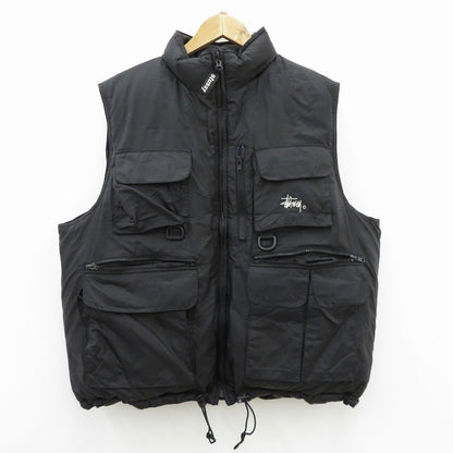 STUSSY | ステューシー REVERSIBLE FISHING DOWN VEST 中綿ベスト ブラック サイズ：M【瀬戸大橋店】
