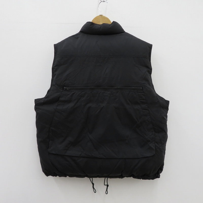STUSSY | ステューシー REVERSIBLE FISHING DOWN VEST 中綿ベスト ブラック サイズ：M【瀬戸大橋店】
