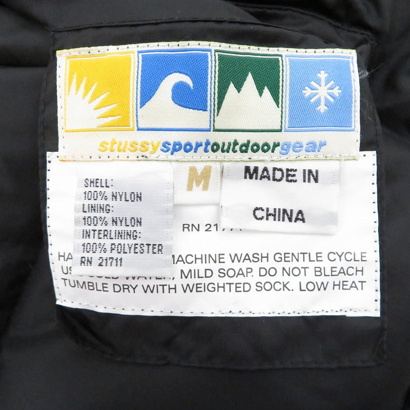 STUSSY | ステューシー REVERSIBLE FISHING DOWN VEST 中綿ベスト ブラック サイズ：M【瀬戸大橋店】