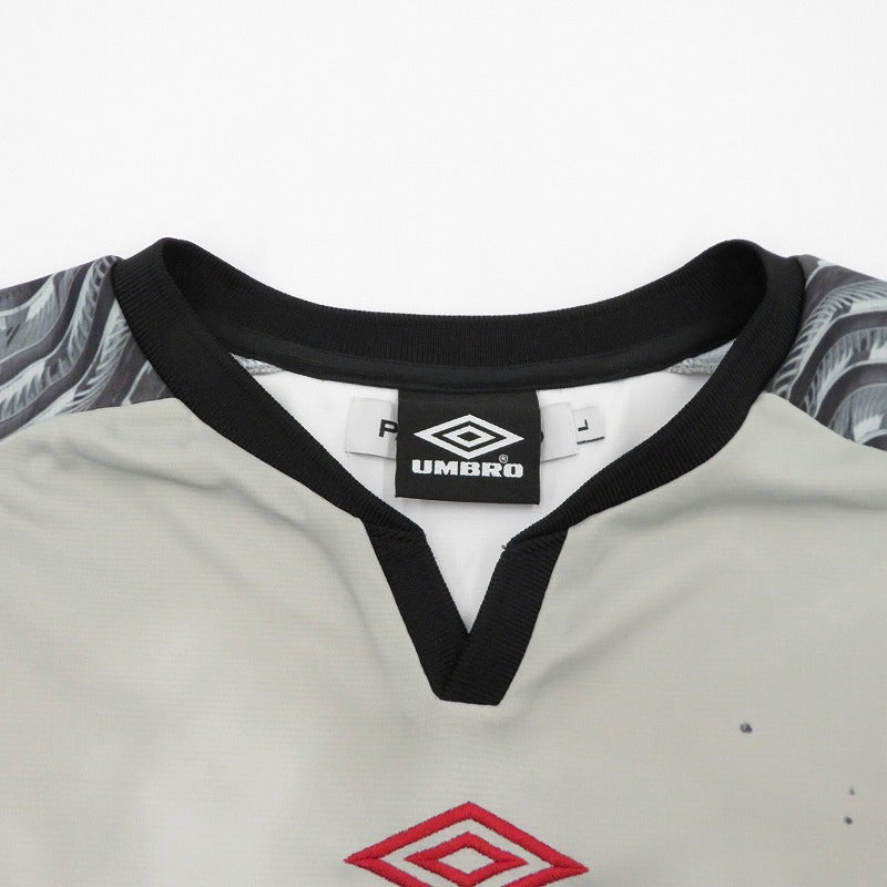 UMBRO | アンブロ ×PARANOID OVERLAP L/S GAME SHIRT 長袖Ｔシャツ グレー サイズ：L【瀬戸大橋店】