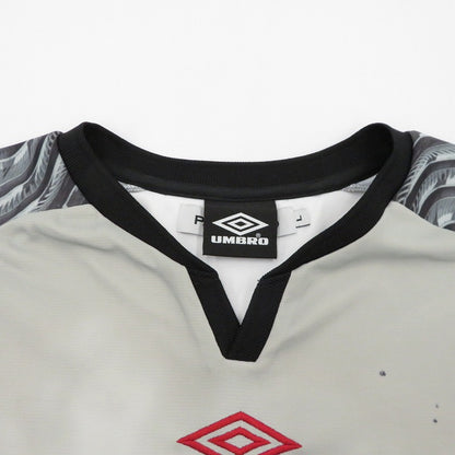UMBRO | アンブロ ×PARANOID OVERLAP L/S GAME SHIRT 長袖Ｔシャツ グレー サイズ：L【瀬戸大橋店】