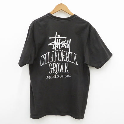 STUSSY | ステューシー CALI GROWN TEE PIGMENT DYED 半袖Ｔシャツ ブラック サイズ：M【瀬戸大橋店】
