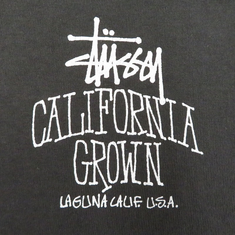STUSSY | ステューシー CALI GROWN TEE PIGMENT DYED 半袖Ｔシャツ ブラック サイズ：M【瀬戸大橋店】