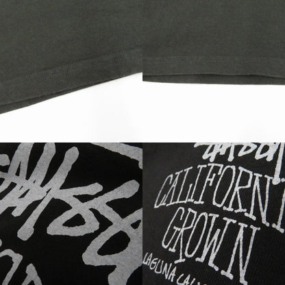 STUSSY | ステューシー CALI GROWN TEE PIGMENT DYED 半袖Ｔシャツ ブラック サイズ：M【瀬戸大橋店】