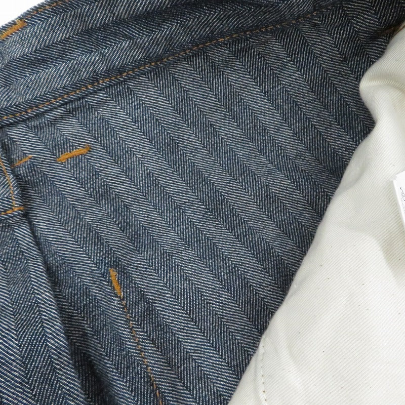 児島ジーンズ | コジマジーンズ Herringbong Cargo Pants カーゴパンツ nb1127h ブルー サイズ：34【瀬戸大橋店】